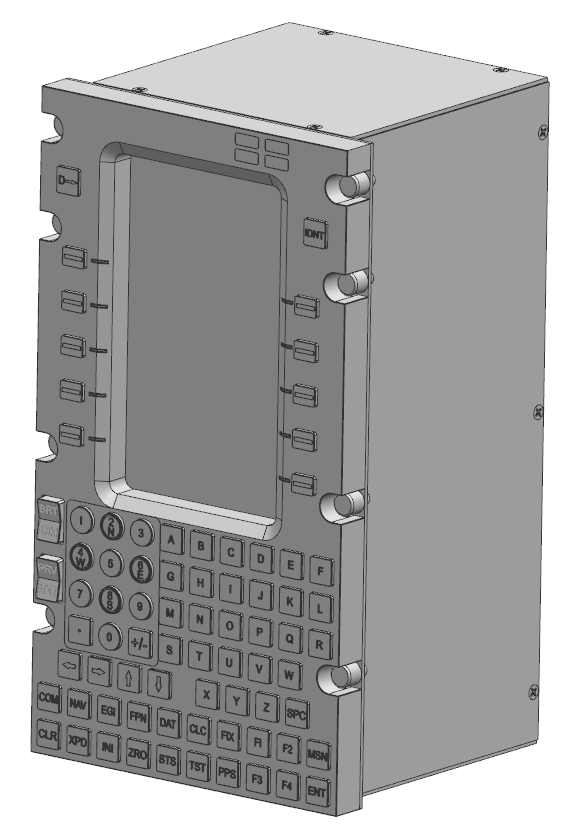 UH-60 Flight Management System (FMS) Panel
