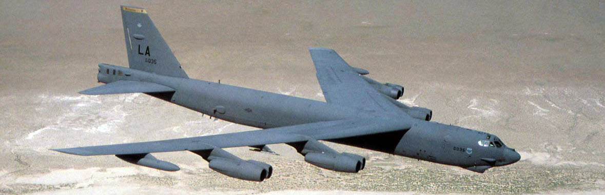 B-52 Stratofortress in flight